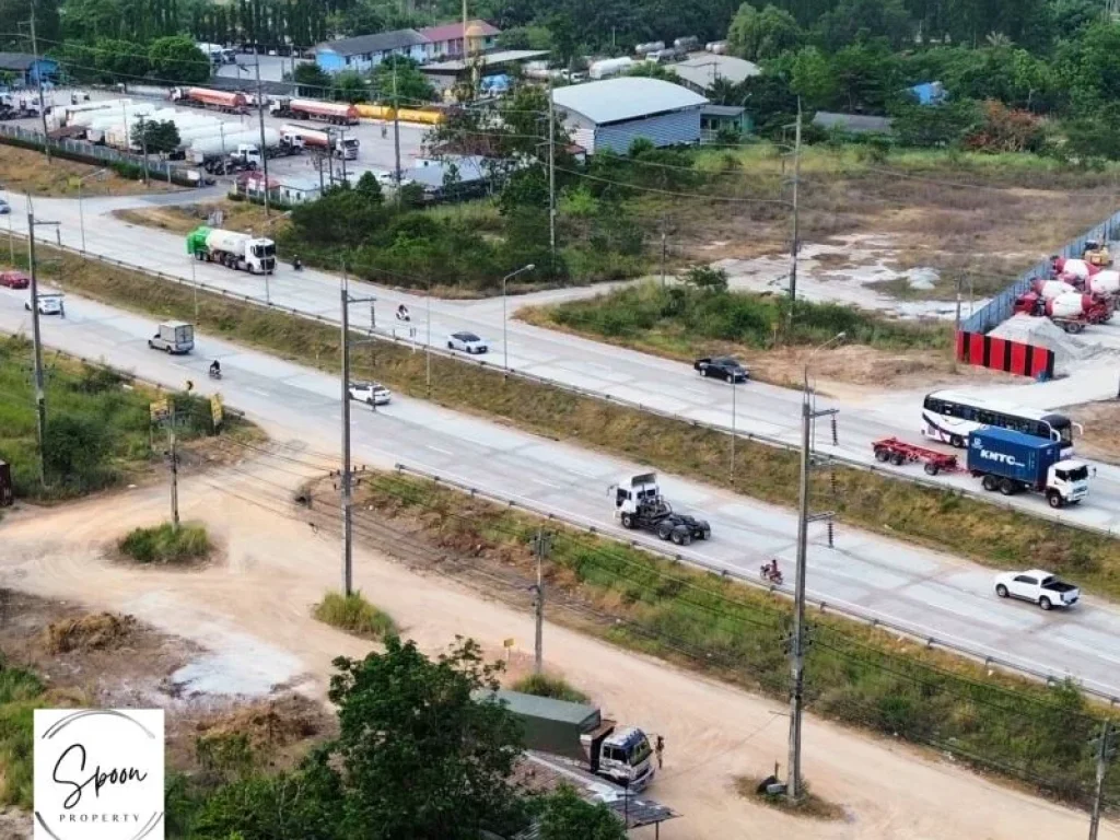 ที่ดินสวยปรับถมแล้ว ติดถนนหมายเลข 36 จระยอง