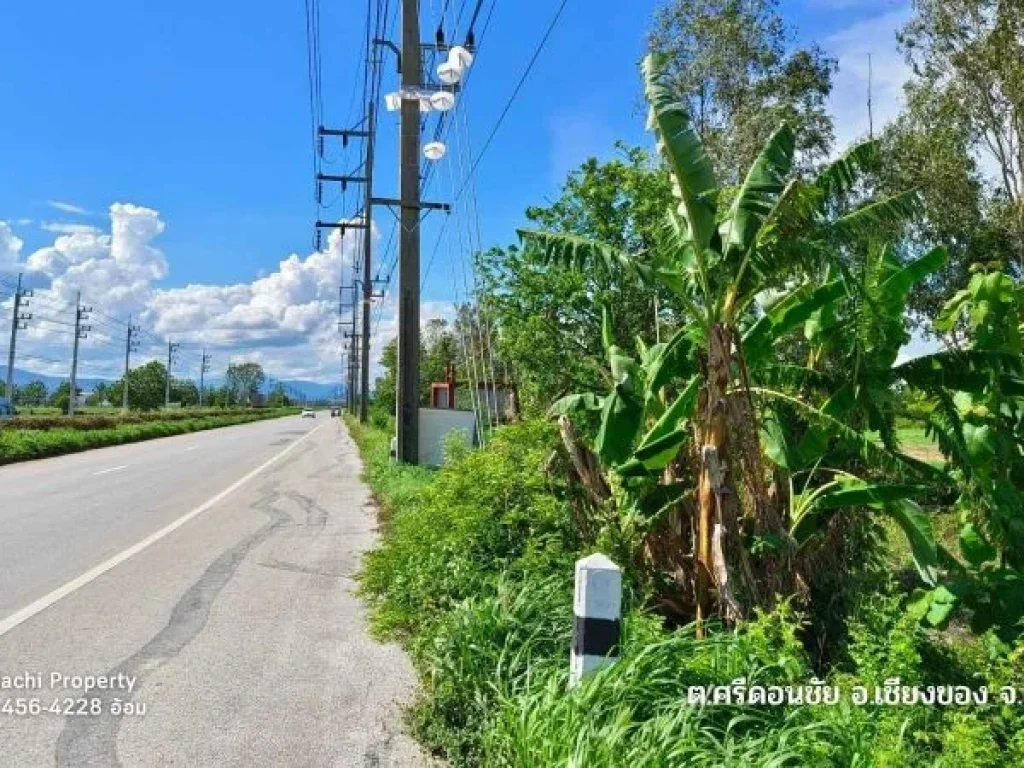 ขายที่ดิน 3098 ตรว ติดถนนเอเชียสาย 3 ใกล้ด่านเชียงของ