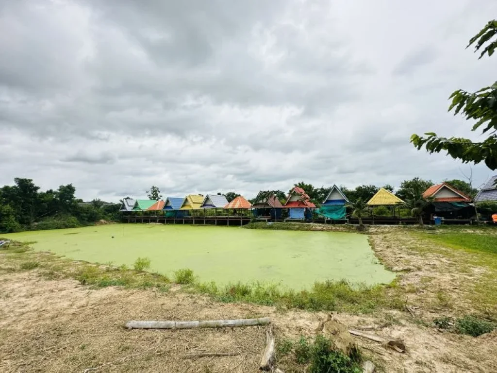 ขายบ้านเรือนไทยประยุกต์ บนเนื้อที่ 7-3-70 ไร่ ตหมอนนาง