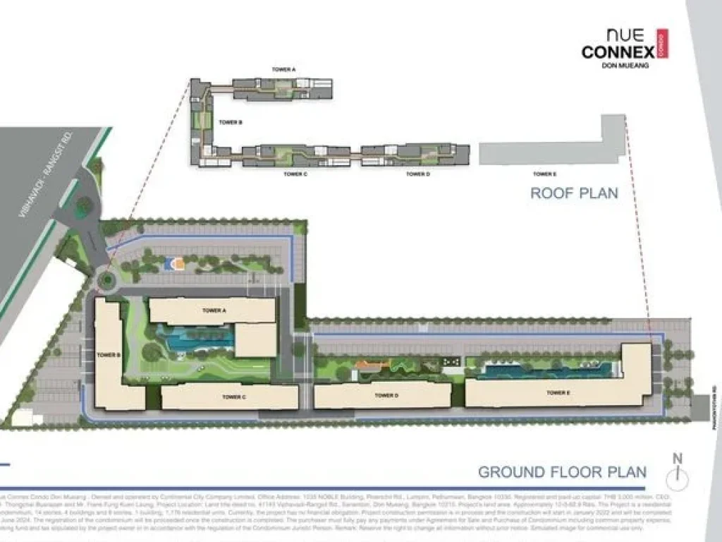 ขายดาวน์ คอนโด Nue Connex Don Mueang ชั้น8 ส่วนลด102000 บาท