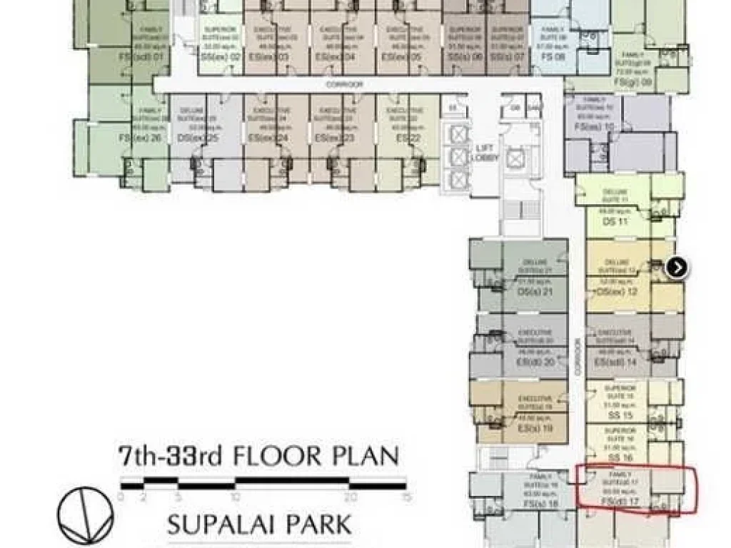 ขายคอนโด Supalai Park แคราย-งามวงศ์วาน ชั้น 19 ห้องมุม วิวทิศ