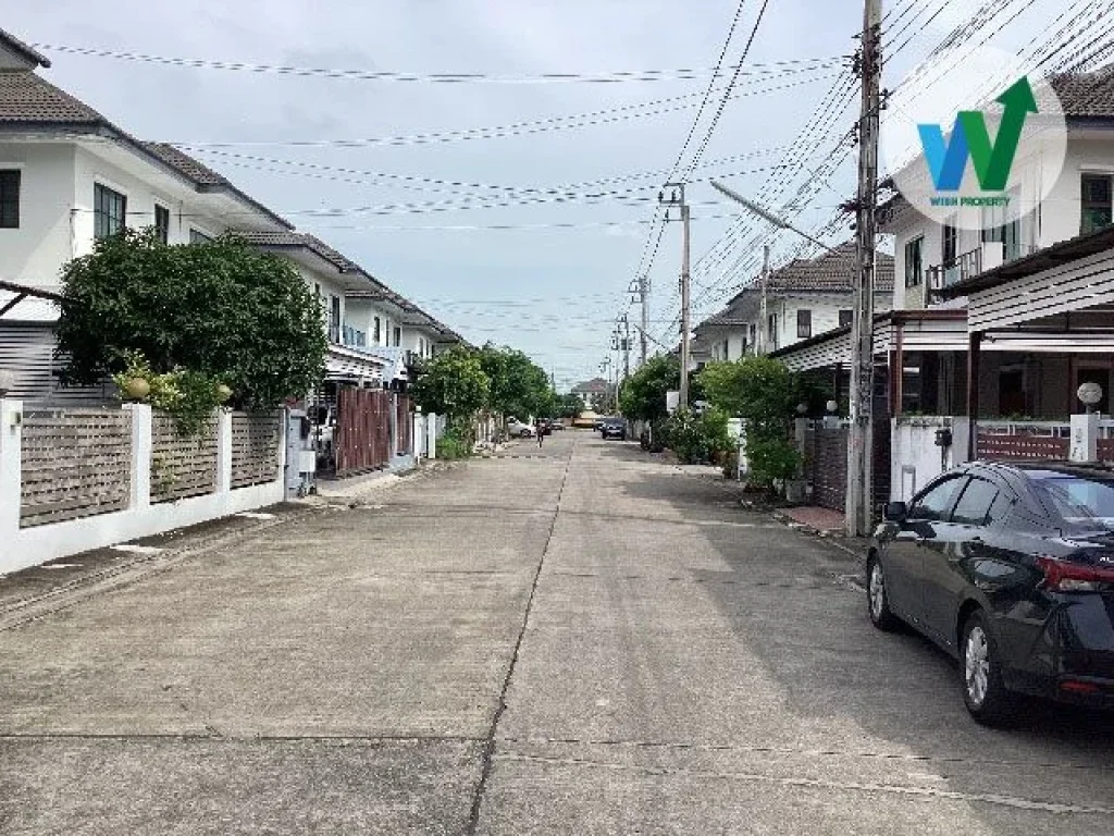 บ้านแฝดสไตล์บ้านเดี่ยว ใกล้สุวรรณภูมิ หมู่บ้านเต็มสิริวิลล์