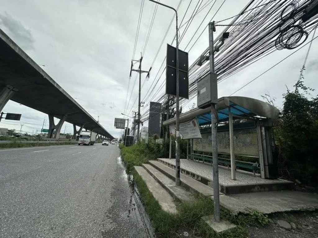 ที่ดินเปล่า 2 ไร่ 15 ตรว ติดถนนบางนา-ตราด เหมาะลงทุน