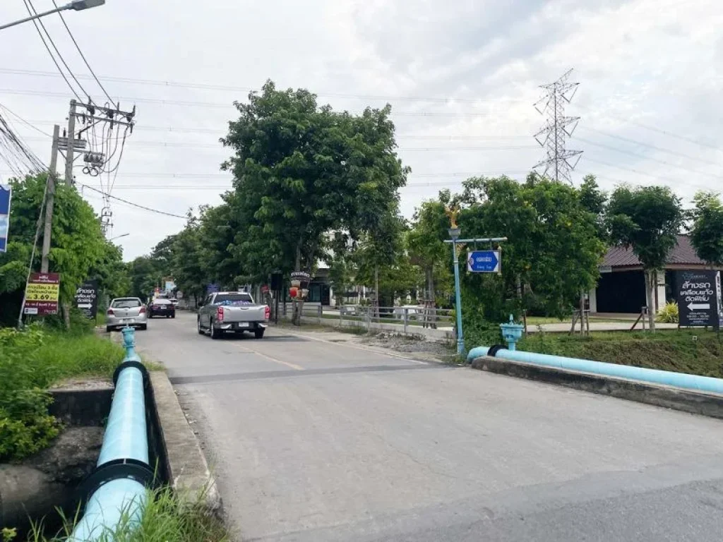 ขายถูก ที่ดินติดคลอง ซอยติวานนท์-ปากเกร็ด 56 ซพระแม่การุณย์