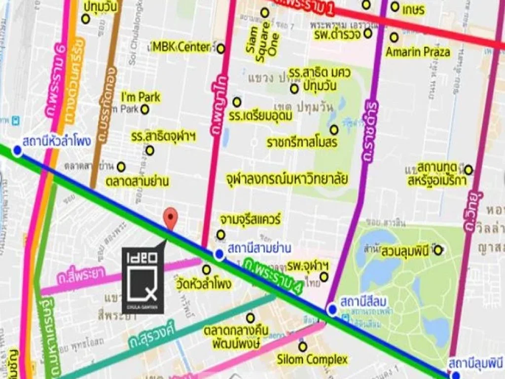 ขายคอนโดไอดีโอคิว จุฬา-สามย่าน 2965ตรม ชั้น25 ตึกB