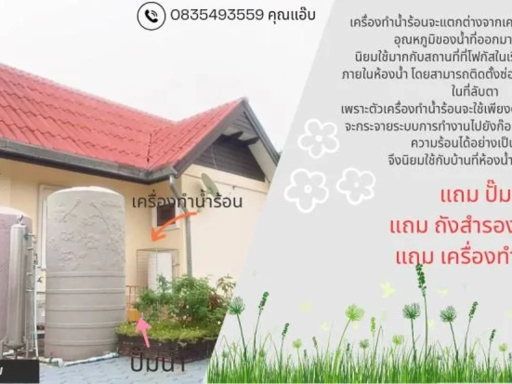 ขายบ้านชั้นเดียวสไตล์ยุโรป เนื้อที่ 176 ตรว ตดอนเปา