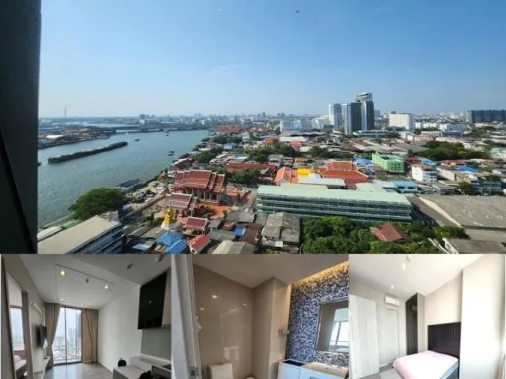 สำหรับเช่า คอนโดวิวแม่น้ำ 333 Riverside 1B1B ขนาด 48 sqm