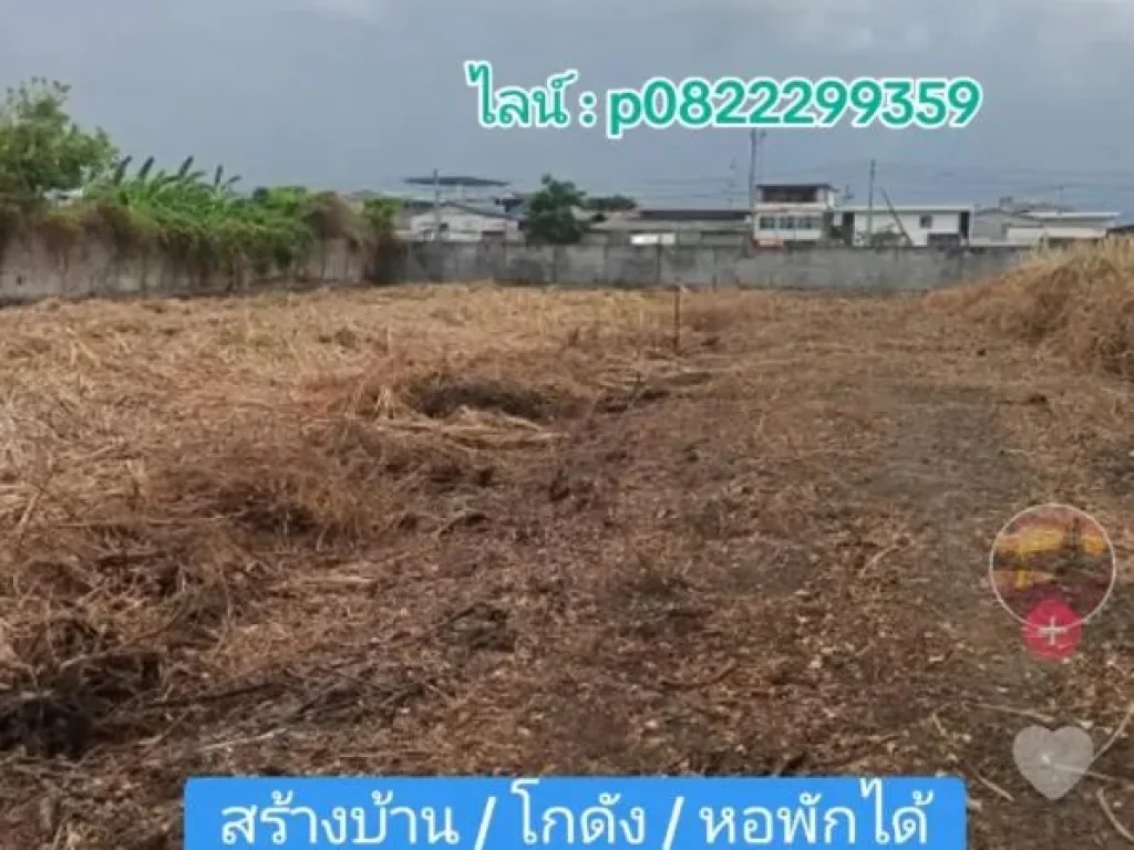 ขายที่ดิน 200 ตรว ไม่ไกลโลตัสพระราม 2 สร้างบ้าน โกดัง