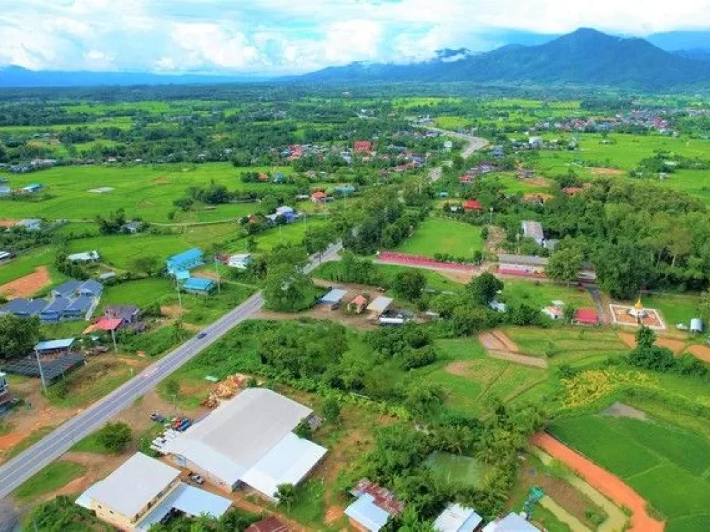 ที่ดินแปลงสวยติดถนนใหญ่ใกล้ใจกลางปัว ศักยภาพในการพัฒนาสูง