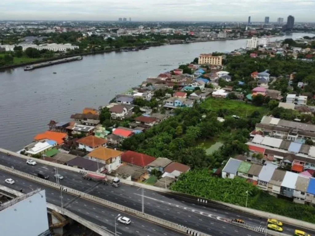 ขายที่ดินเปล่าติดถนนใหญ่ใต้สะพานพระราม 5 เนื้อที่ 2264 ตรว