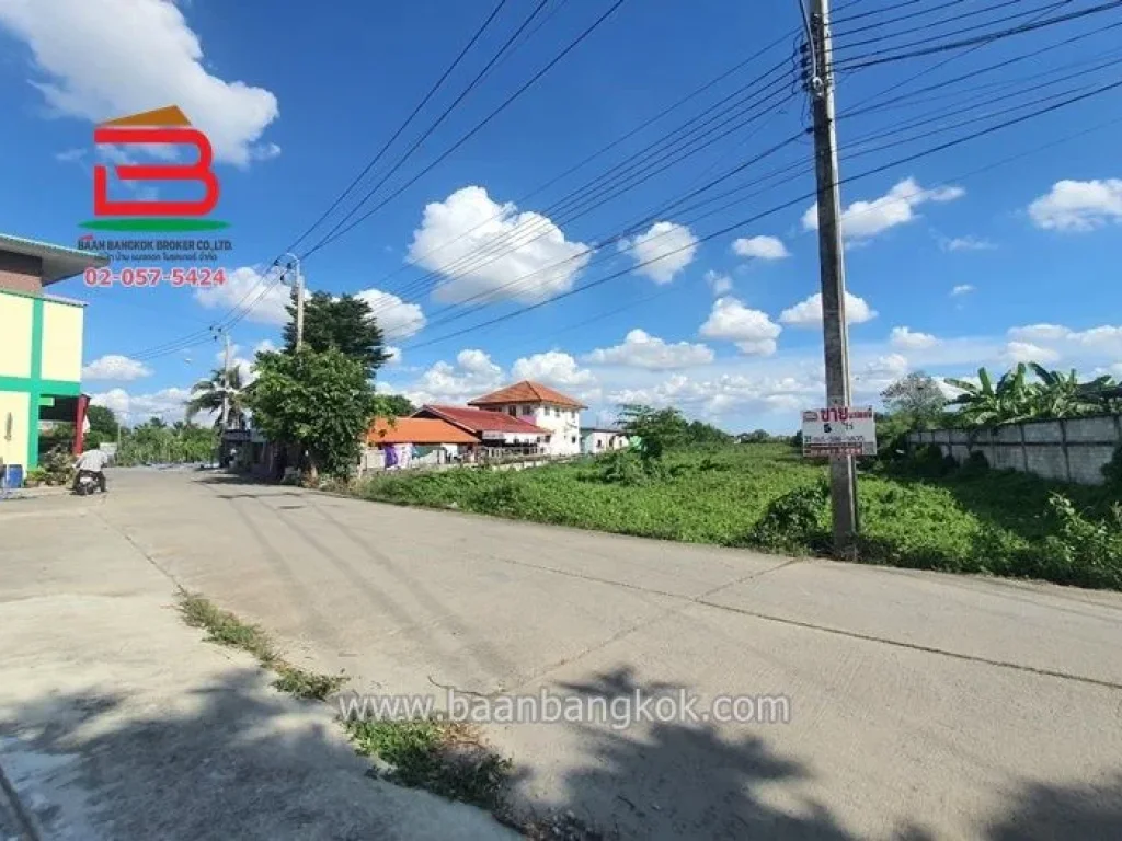 ที่ดินเปล่า บางคูรัด ใกล้วัดลาดปลาดุก ถนนสายเลียบคลองนายเฉ