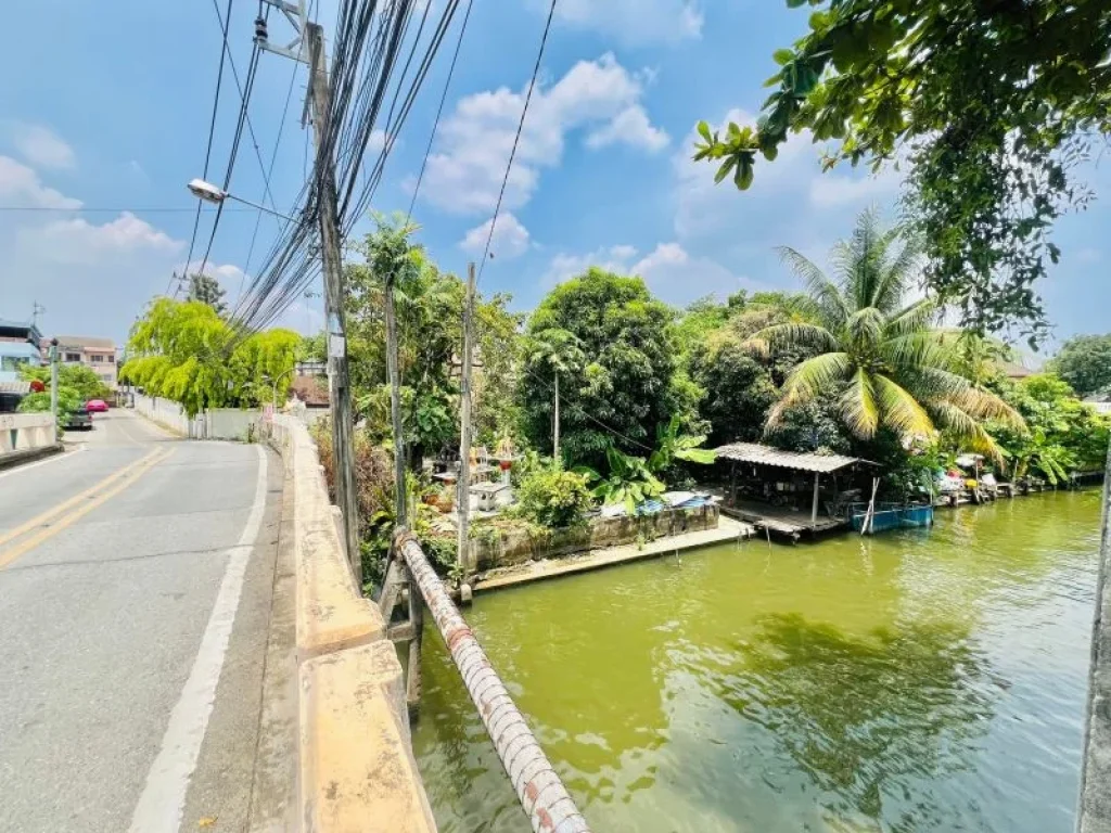 ที่ดิน ติดริมคลองน้ำใส ธรรมชาติ แต่อยู่ใจกลางเมือง ทำเลดีสุดๆ