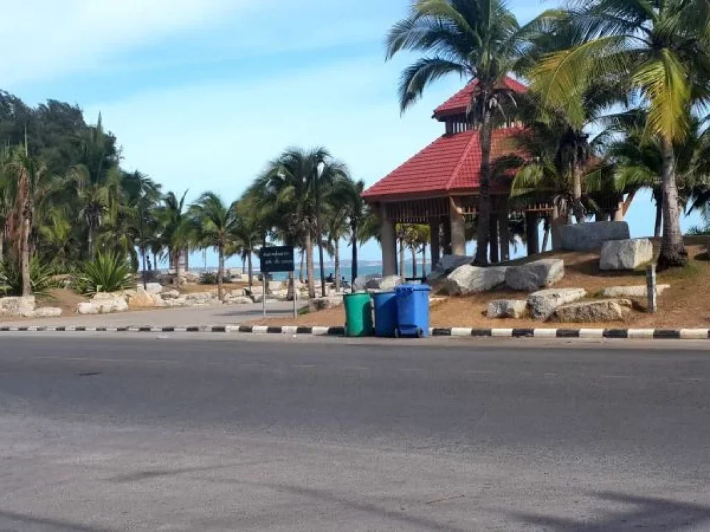 ขายที่ดิน ใกล้ลานหินขาว หาดแม่รำพึง ด้านหลังติดเขา