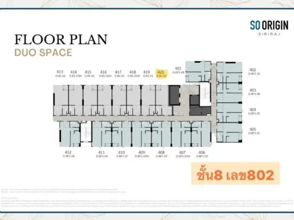 ขายดาวน์ คอนโด โซ ออริจิ้น ศิริราช คอนโด ถนนพรานนก ใกล้ MRT