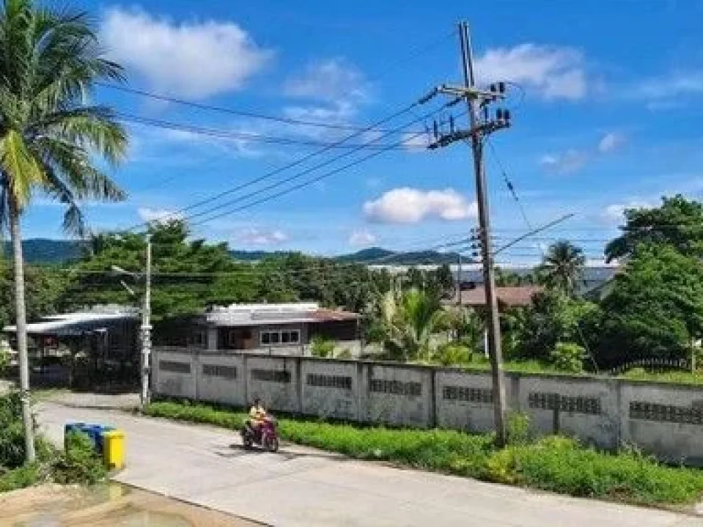 ที่ดินพร้อมสิ่งปลูกสร้าง ทำเลดี ติดถนนห้วยกุ่ม บางพระ ศรีราชา