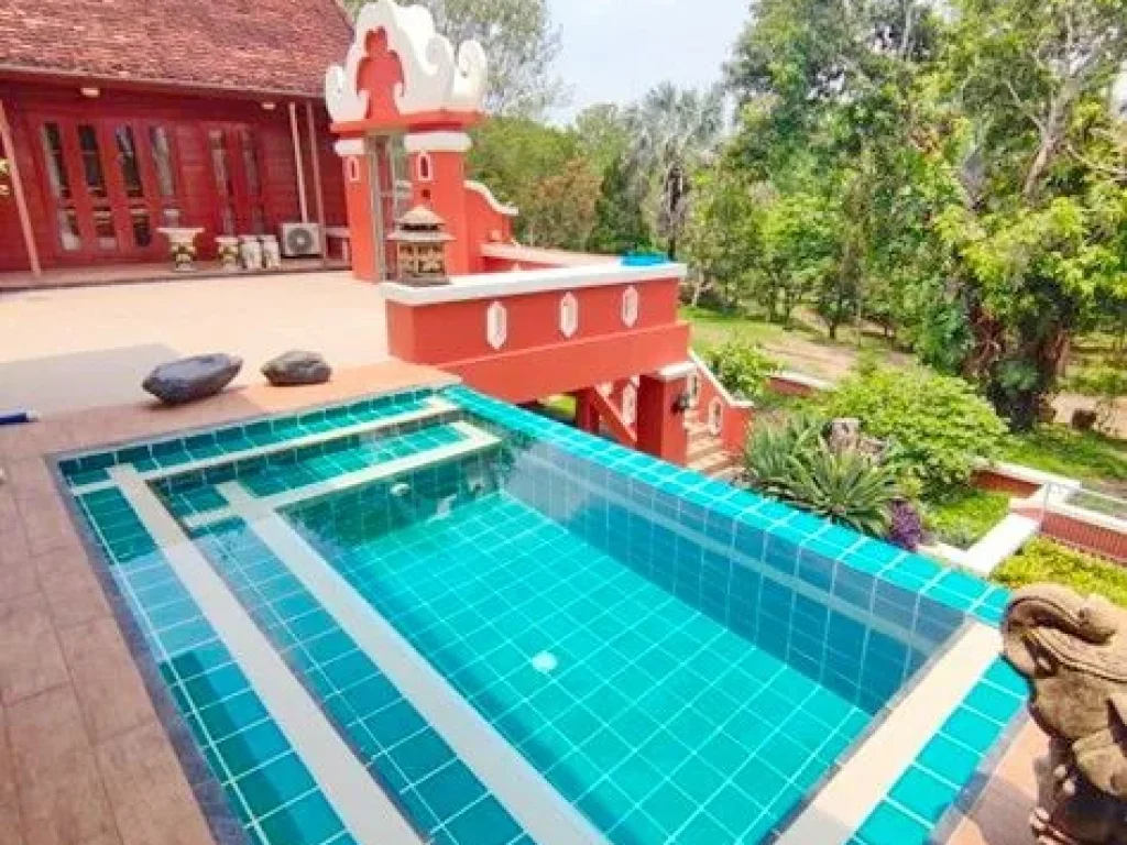 Pool Villa รรนานาชาติเปรม ให้เช่าคฤหาสน์ไม้ แม่ริม เชียงใหม่