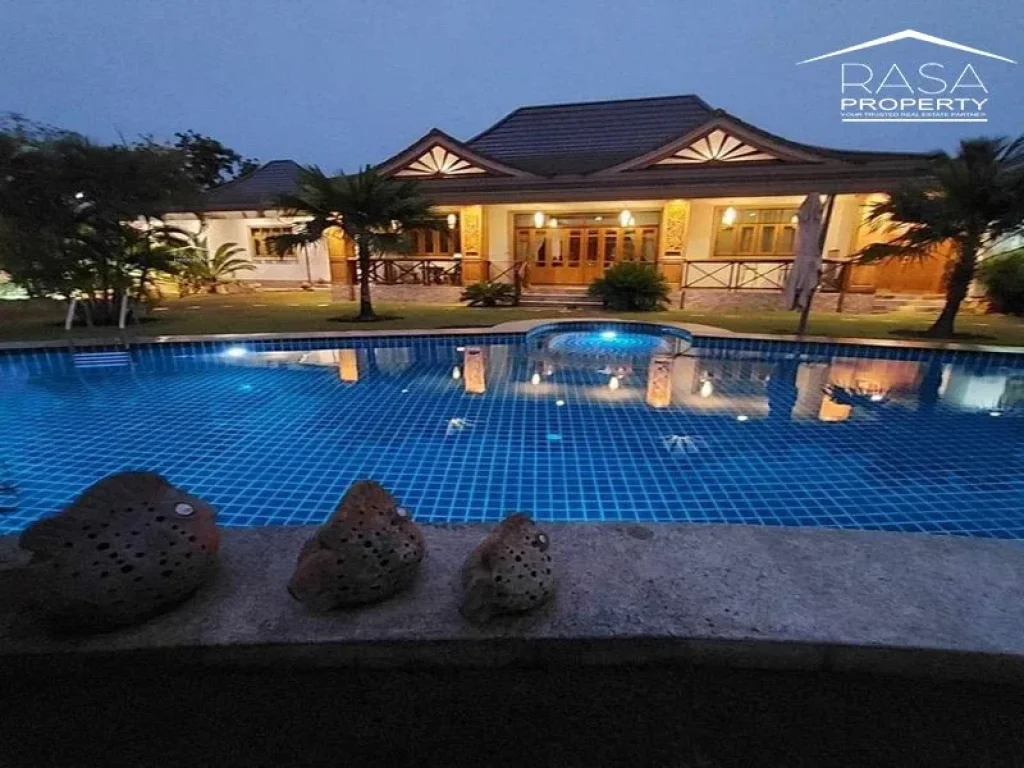 วิลล่าหรู ไสตล์ล้านนา Villa for sale lanna style ในเขาเต่า -