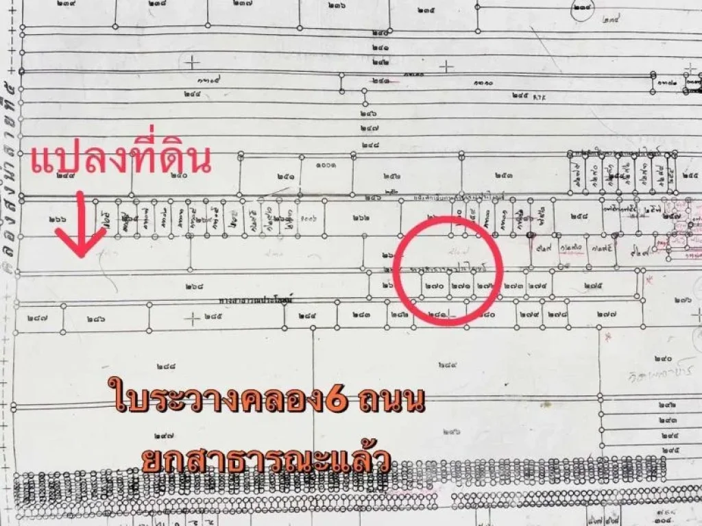 ที่ดินทำเลดี ท้องมังกรทอง ที่ดินคลอง 6 ใกล้ซอยคลองหกตะวันต