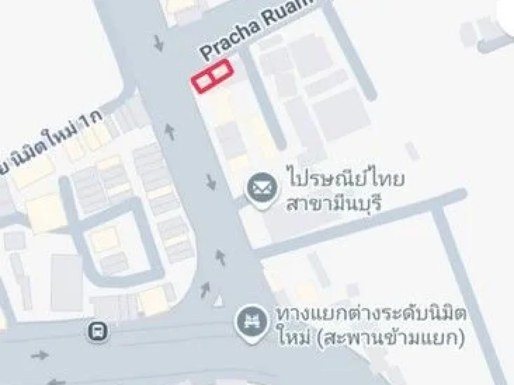 ให้เช่าอาคารพาณิชย์ติดถนนนิมิตใหม่ ประชาร่วมใจ หนองจอก