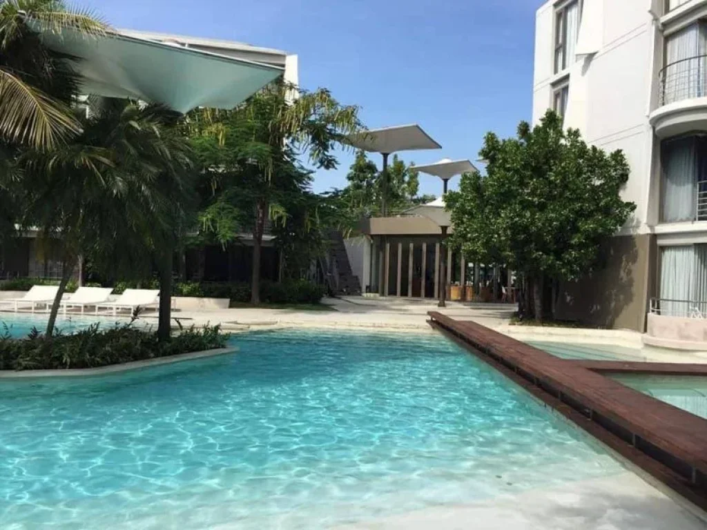 บ้านแสนครามห้อง Pool Access ติดสระว่ายน้ำกระโดดลงสระจากระเบ