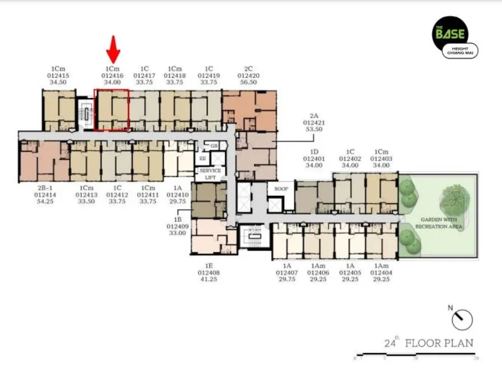 ขายคอนโด The Base Height Chiang Mai โครงการใหม่ของแสนสิริ