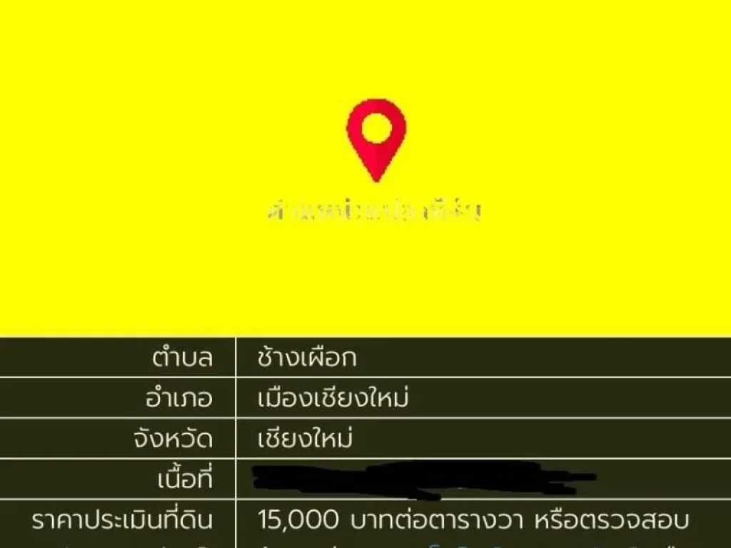 ขายที่ดิน 235 ตรว ช้างเผือก อเมือง จังหวัดเชียงใหม่