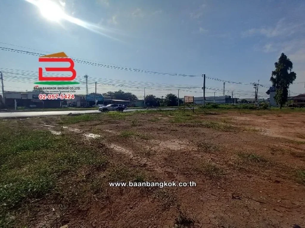 ที่ดินเปล่า ติดถนนสาย ปท3004 ลำลูกกา-คลอง 7 เนื้อที่