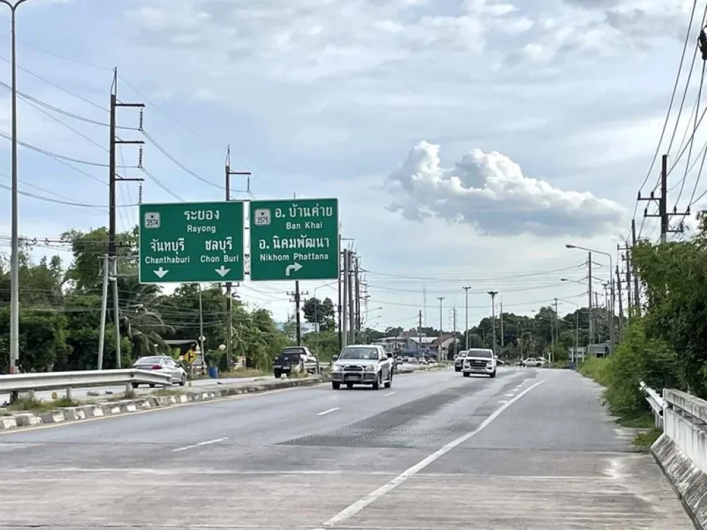 ขายที่ดินติดแม่น้ำระยอง ติดถนนบ้านบึง-บ้านค่าย ใกล้ 3