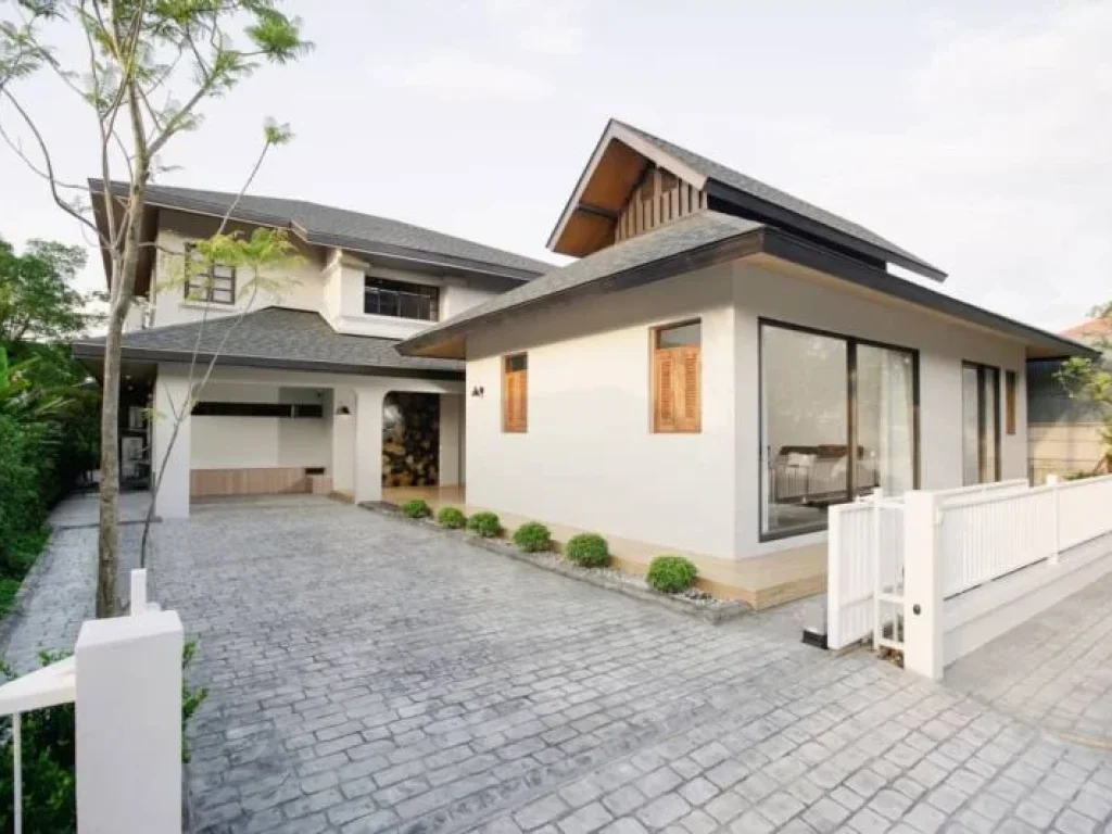 ZEN HOUSE บ้านเดี่ยวพร้อมเรือนรับรอง หลังบ้านติดริมน้ำโอบล้