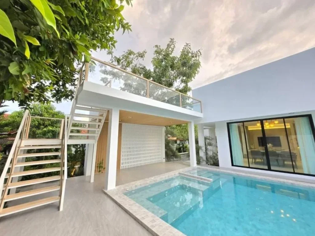 ขายบ้าน Modern Luxury Pool Villa ในหมู่บ้านวังตาล เนื้อที่ 94