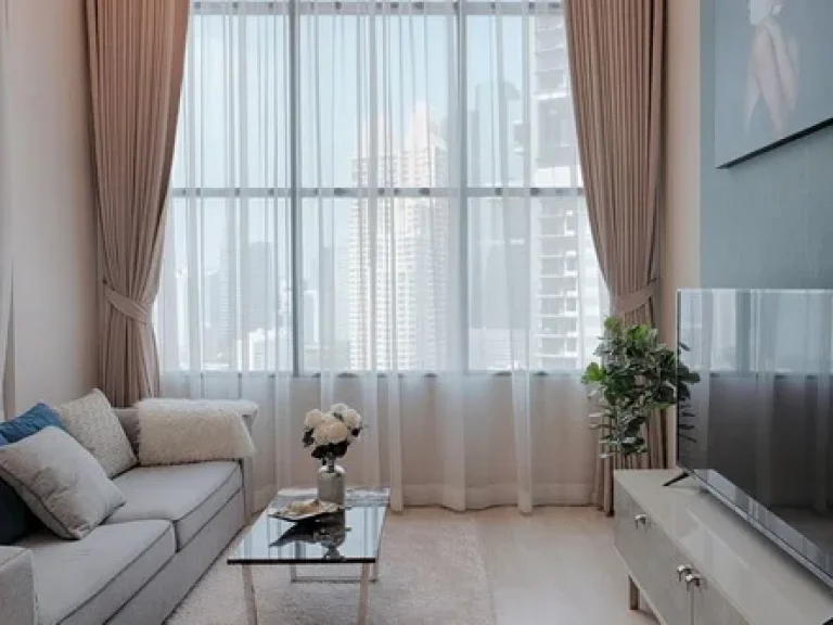 คอนโด สาทร ให้เช่า Knightsbridge Prime Sathorn Duplex 1ห้องนอน ชั้นสูง City view ใกล้BTSช่องนนทรี