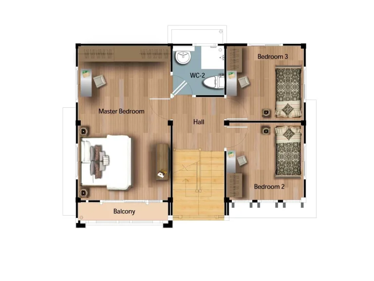 ขายบ้านเดี่ยว 2 ชั้น 3 นอน 2 น้ำ 1 จอดรถ เริ่ม 37 ล้าน Lanceo CRIB ศรีราชา-นาพร้าว ซศรีราชา-หนองค้อ 29