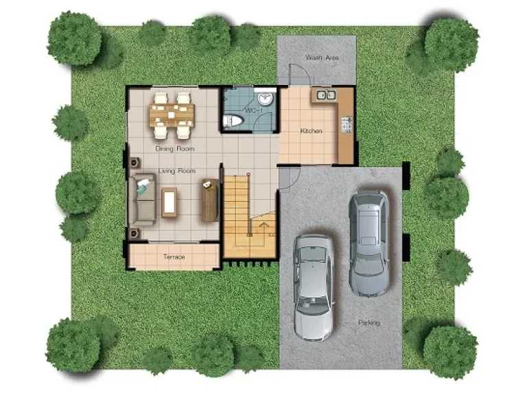 ขายบ้านเดี่ยว 2 ชั้น 3 นอน 2 น้ำ 2 จอดรถ เริ่ม 38 ล้าน Lanceo CRIB ศรีราชา-นาพร้าว ซศรีราชา-หนองค้อ 29