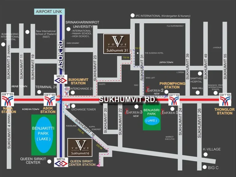 ให้เช่า 55000 คอนโด โว๊ค สุขุมวิท 31 ใกล้ BTS พร้อมพงษ์ และ MRT อโศก