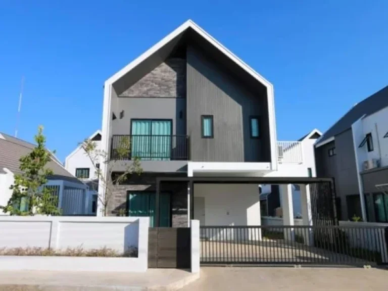 บ้านเดี่ยวให้ เช่า Modern house For rent at Norden Barn Habita Area186 Sqm Size 60 Sqw 4bed 3bath