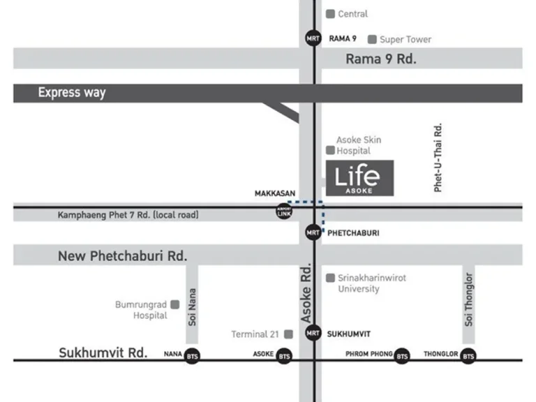 ขายคอนโด Life Asoke ติด airport link มักกะสัน MRT เพชรบุรี 30 ตรม 49 ล้าน 0949263629