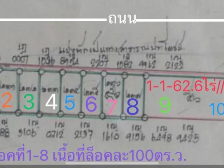 ขายที่ดิน 3-1-626 ไร่ ใกล้ทะเลปราณบุรี จประจวบฯ