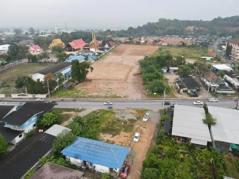 ขายที่ดินติดถนนเก้ากิโลตรงข้ามโรงเรียนวัดพระประทานพร ขนาด 1งาน40วา