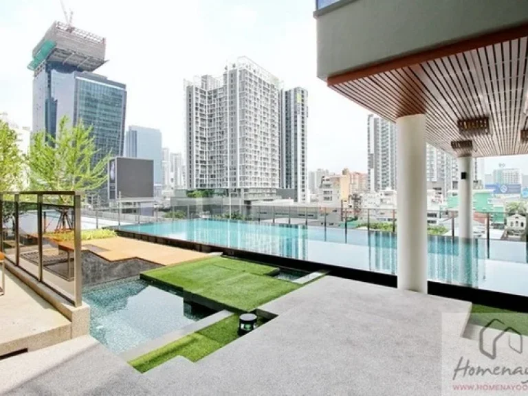 For rent 27000 condo Rhythm Asoke Corner Room Ready to move in