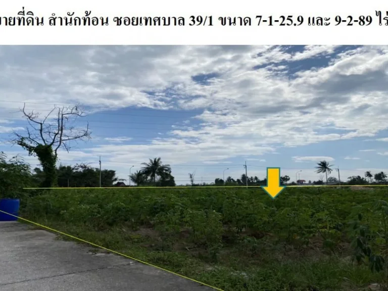 ขายที่ดิน บ้านฉาง ระยอง 9-2-89และ 7-1-259 ไร่ เหมาะสร้างหมู่บ้านจัดสรร หรือห้าง หรือปั้ม