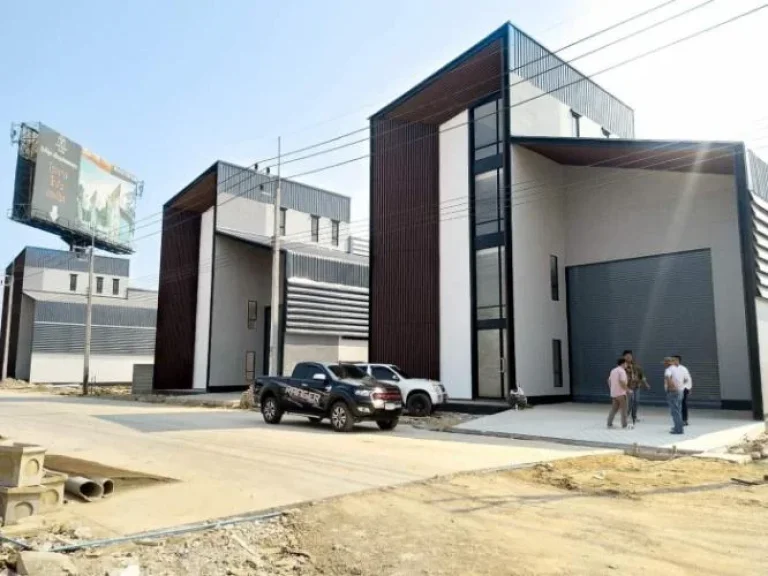 ขาย-โกดัง พร้อมออฟฟิต Factory Yard ลำลูกกา โรง A5 โกดังโรงงานสไตล์โมเดริน์