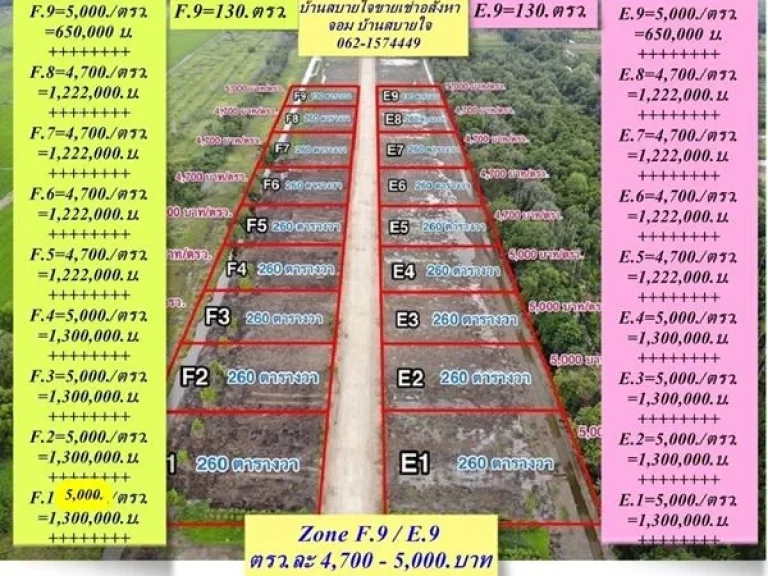 ที่ดินแปลงเด่น ผ่อนได้สบายใจ 3 ถึง 5 ปี พิกัดสวนมะลิเก่าหนองเสือ คลองสิบ ปทุมธานี