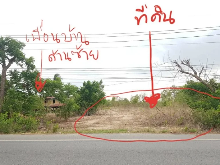 ขายที่ดินแปลงสวย 2 ไร่ 82 ตรว ติดถนนสายหลัก หนองหญ้าไซ สุพรรณบุรี