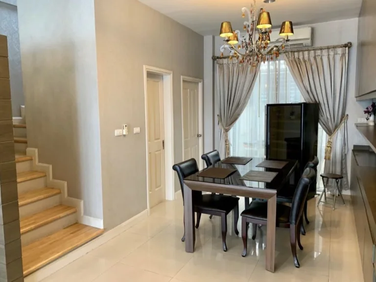 ให้เช่า Townhome Fully Furnished Baan Klang Muang Urbanion Kaset-Navamin2 SoiLadplakao79