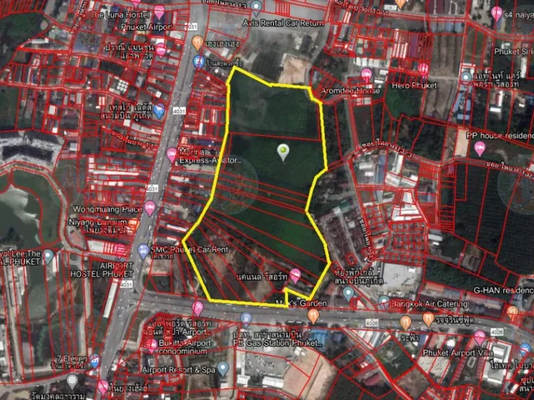 ขายที่ดินเปล่า 59-1-35 ไร่ ใกล้สนามบินภูเก็ต