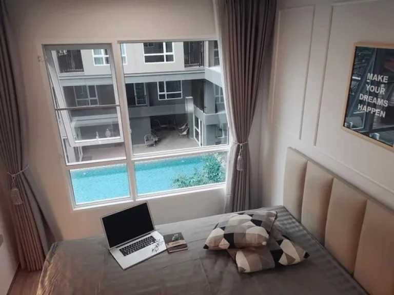 ให้เช่า Regent Home Sukhumvit 971 BTS บางจาก ชั้น 3 อาคารE วิวสระทิศเหนือ มีเครื่องซักผ้า