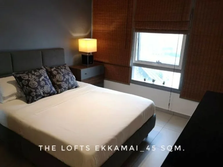 ให้เช่า คอนโด 1 ห้องนอน วิวสวย ห้องสวย The Lofts เอกมัย เดอะ