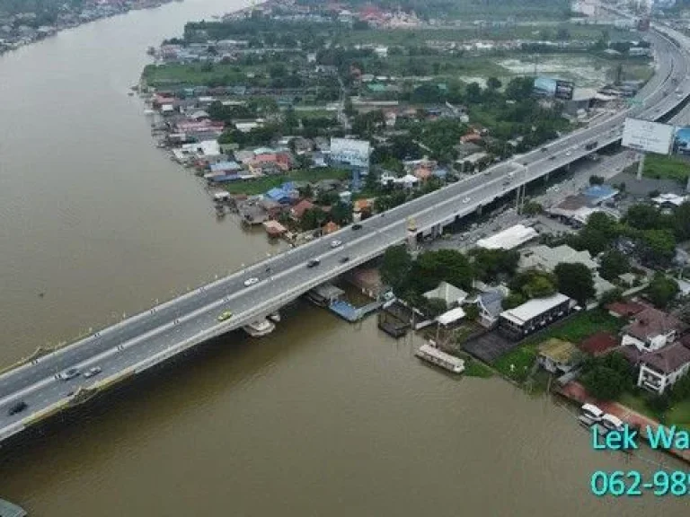 ขายที่ดินติดแม่น้ำ ทำเลทอง ใกล้สะพานพระราม 4 พร้อมวิวสวยๆ