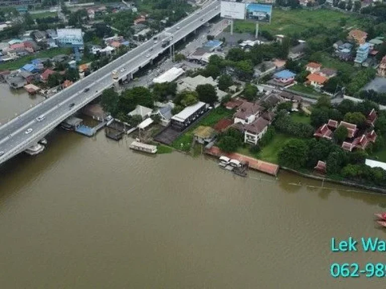 ขายที่ดินติดแม่น้ำ ทำเลทอง ใกล้สะพานพระราม 4 พร้อมวิวสวยๆ