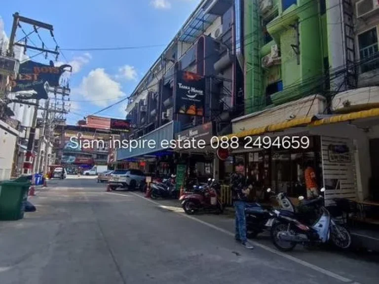 ขาย อาคารพาณิชย์ ใกล้ walking street พัทยา เนื้อที่ ประมาณ